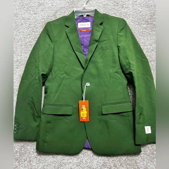 Opposuits Glorious Green Suit Jacket Blazer Youth Boys Size 16Y New - Picture 1 of 11